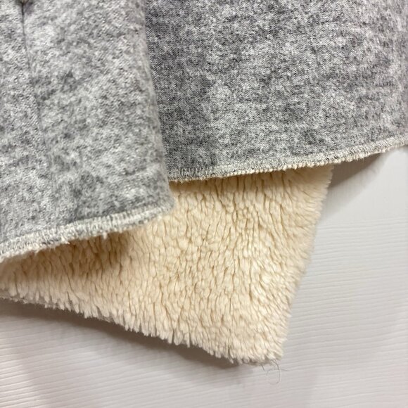 UGG Abriana Cardigan Shawl Open Front Draped Jacket Women’s Small Gray White - Picture 8 of 10